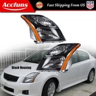 Headlights Assembly For 2010-12 Nissan Sentra Sr Se-r Spec V Left+right Halogen New. Price: $105.13.