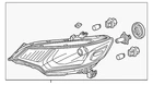 Genuine Honda Headlight Assembly 33150-T5A-A22 New. Price: $481.61.
