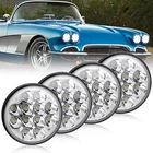 Colight 4PCS Black 3/4 5.75" Round Led Headlight Headlamp Hi/lo Beam Projector New. Price: $56.84.