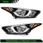 For 2014-2016 Hyundai Elantra Headlights Assembly Pair Left+right Black Housing New. Price: $211.04.