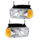 For Gmc Sonoma 1994 95 96 1997 Headlight Driver And Passenger Side Pair Halogen New. Price: $147.10.