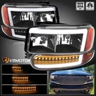 Fits Black 2000-2006 Gmc Sierra Yukon Xl Denali Led Drl Headlights+bumper Lamps New. Price: $169.38.