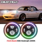 7" Inch Led Headlights Halo Angel Eyes Drl Fits Chevy C10 Camaro Pickup Truck New. Price: $71.99.