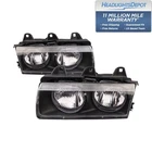 Headlights Set Left Right Pair Halogen Replacement Fits 92-99 Bmw 3 Series Black New. Price: $114.77.
