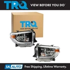 Trq Headlight Assembly Set Driver & Passenger Side Fits 2018 Toyota Tundra New. Price: $424.95.