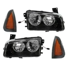 Trq LKA55944 Headlights For Dodge Charger 2008-2010 Lh Rh Front 114-00951AR New. Price: $270.35.