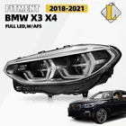 For 2018-2021 Bmw X3 X4 G01 G02 Full Led Headlight W/ Afs Left Driver Side New. Price: $276.99.
