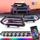 For 2015-2021 Dodge Charger Led Projector Headlights Rgb Color Change Lamps L+r New. Price: $474.99.