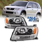 For 2006-2008 Suzuki Grand Vitara Projector Headlight Chrome Clear Left+right New. Price: $398.94.