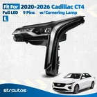Full Led Headlight For 2020-2026 Cadillac CT4 W/cornering Lamp 9 Pins Left Side New. Price: $499.00.
