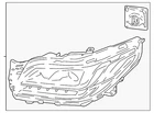 Genuine Ford Headlight Assembly NL7Z-13008-J New. Price: $1078.81.