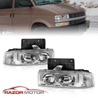 1995-2005 For Chevy Astro/safari Crystal Clear Headlights Lamps W/bulbs New. Price: $135.92.
