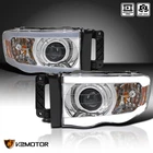 Fits 2002-2005 Dodge Ram 1500 2500 3500 Led Tube Projector Headlights Lamps New. Price: $149.38.