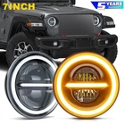 Pair 7" Round Glass Headlight H6024/H6017 H4 Conversion Classic Car New. Price: $64.99.