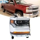 Right Headlight For Chevy Silverado 1500 2016-18 Hid/xenon W/led Chrome Housing New. Price: $85.57.
