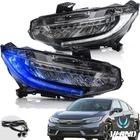 Vland Reflector Headlights Led W/blue Drl For 2016-2021 Honda Civic Lh+rh New. Price: $280.24.