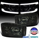 Fits 2006-2009 Dodge Ram 1500 2500 3500 Headlights Led Strip Lamps Smoke New. Price: $149.98.