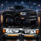 Headlights For 2009-2018 Dodge Ram 1500 2500 3500 Led Projector Dynamic Pair New. Price: $489.99.