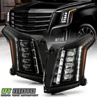 Black For 2015-2020 Cadillac Escalade Full Led W/drl Penta-projector Headlight New. Price: $438.99.