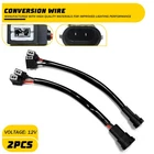 Conversion Wire H11 To Two Harness Head Light High Beam Adapter Socket Plug New. Price: $11.39.