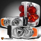 Fits 2002-2005 Dodge Ram 1500 2003-2005 2500 3500 Clear Headlights+tail Lamp New. Price: $116.62.