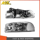 Pair Chrome Headlight Assemblies For Gmc Yukon 2000-2005 06; Sierra 1500 2001-06 New. Price: $53.99.