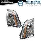 Headlight Assembly Set Driver & Passenger Side Fits 2008-2014 Cadillac Cts New. Price: $260.26.