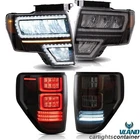 Vland Full Led Headlights + Smoked Tail 2009-2014 Ford F-150 Sets New. Price: $619.39.