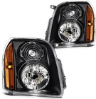 For 2007-2014 Gmc Yukon Xl 1500 2500 Black Housing Headlight Assembly Set Pair New. Price: $77.99.