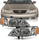 1999 2000 2001 Acura Headlights Headlamps Replacement Set Left+right New. Price: $269.47.