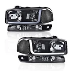 PIT66 Led Drl Bar Headlights Assembly, Compatible With 1999-2007 Gmc Sierra 1500 New. Price: $191.09.