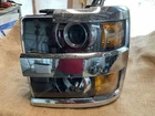 Used Left Headlight Assembly Fits: 2015 Chevrolet Silverado 2500 Pickup Chrome. Price: $35.00.