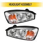Kac Headlights Assembly Amber Signal Lamps For 2004-2008 Chevy Malibu Clear Lens New. Price: $81.99.