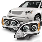 For 2007-2012 Gmc Acadia Halogen Headlights Headlamps Assembly Pair Chrome Set New. Price: $84.99.