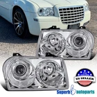 Fits 2005-2010 Chrysler 300 Projector Headlights Lamps Pair Replacement New. Price: $109.98.