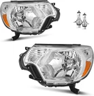 Headlights Assembly For 2012-2015 Toyota Tacoma Headlamp Replacement Chrome Hous New. Price: $186.99.