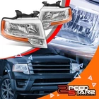 Pair Oe Style Chrome Housing Clear Lens Headlights 15-17 Ford Expedition New. Price: $586.79.