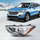 Halogen Headlight For 2013-2016 Hyundai Santa Fe Gls/se Lh Driver Side W/led Drl New. Price: $166.49.
