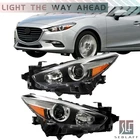 Fit For Mazda 3 Sedan Hatchback 2017-2018 Halogen Projector Black Headlight Pair New. Price: $118.77.