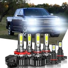 For Chevy Silverado 1500 2007-2015 6X 6000K Led Headlight Hi/lo&fog Bulbs Kit New. Price: $33.99.