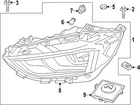 Genuine Ford Headlamp Assembly KT4Z-13008-BB New. Price: $1195.00.
