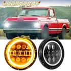Pair 7 Inch Headlights Combo Hi/low Beam Drl For Chevy C10 Camaro Pickup Truck New. Price: $59.99.