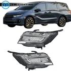 For Honda Odyssey 2018-2020 Led Chrome Headlights Right+left Side Headlamps Assy New. Price: $531.52.