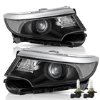 Halogen Model 2011 2012 2013 2014 Ford Edge Black Headlight Pair Headlamp New. Price: $168.99.
