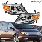 Set Left+right For Honda Odyssey Ex/ex-l/lx 2011-2017 Hid Type Headlights Chrome New. Price: $310.29.