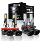 H11 9005 Led Headlight Kit Combo Bulbs 10000K High&low Beam Super Bright White New. Price: $21.99.