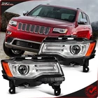 Headlights For 2014-2016 Jeep Grand Cherokee Hid Xenon Projector L+r New. Price: $466.98.