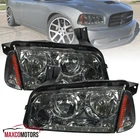 Fits 2006-2010 Dodge Charger Smoke Headlights+corner Signal Lamps Left+right New. Price: $98.49.