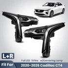 Full Led Headlight For 2020-2026 Cadillac CT4 W/cornering Lamp 9 Pins Left+right New. Price: $1048.00.