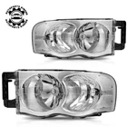 Chrome Housing Clear Corner Headlight For 02-05 Dodge Ram 1500 2500 3500 Lamps New. Price: $73.99.